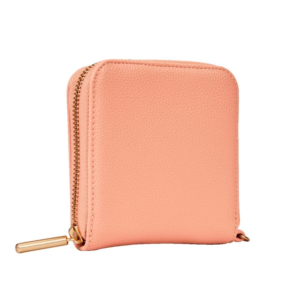 Mini All About The Benjamins 🍑 Peach Vegan Leather Women's Wallet - RETIRED🧡NEW